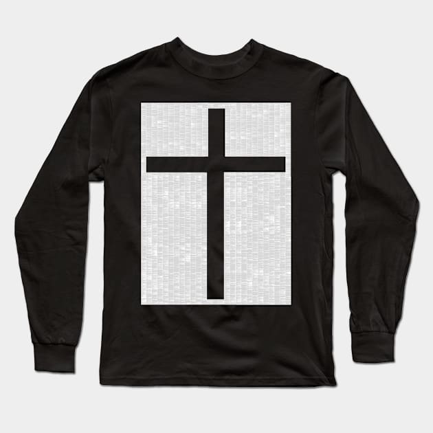 The entire bible printed in miniature Long Sleeve T-Shirt by Bundjum